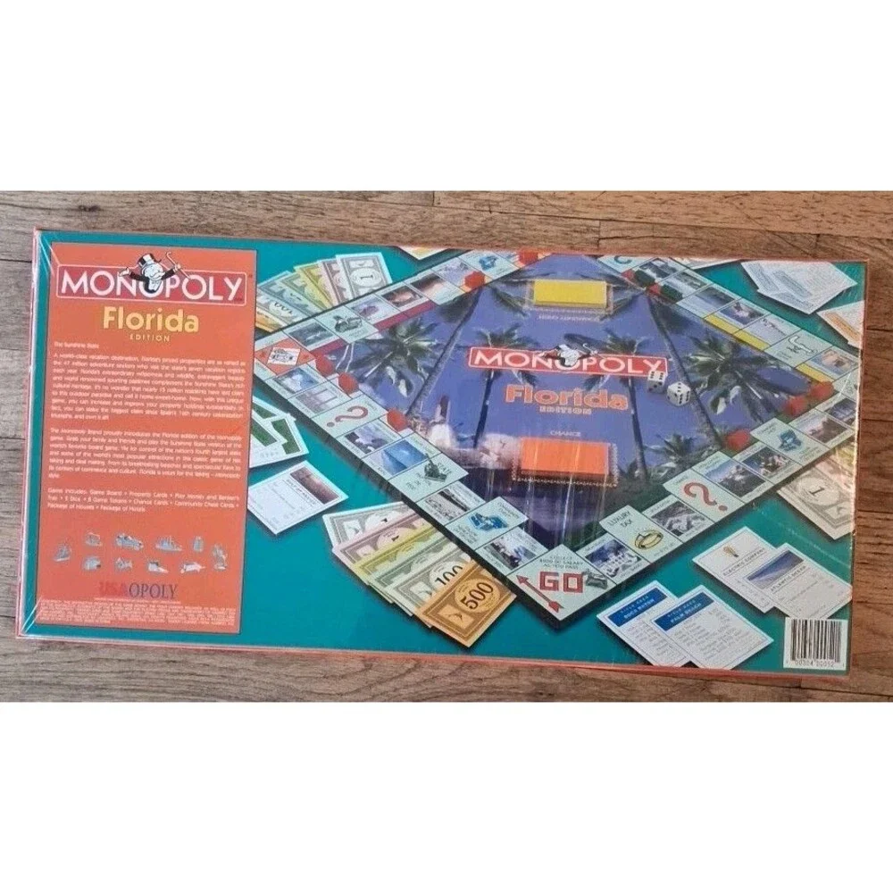 Monopoly Florida The Sunshine State Edition New and Sealed Vintage